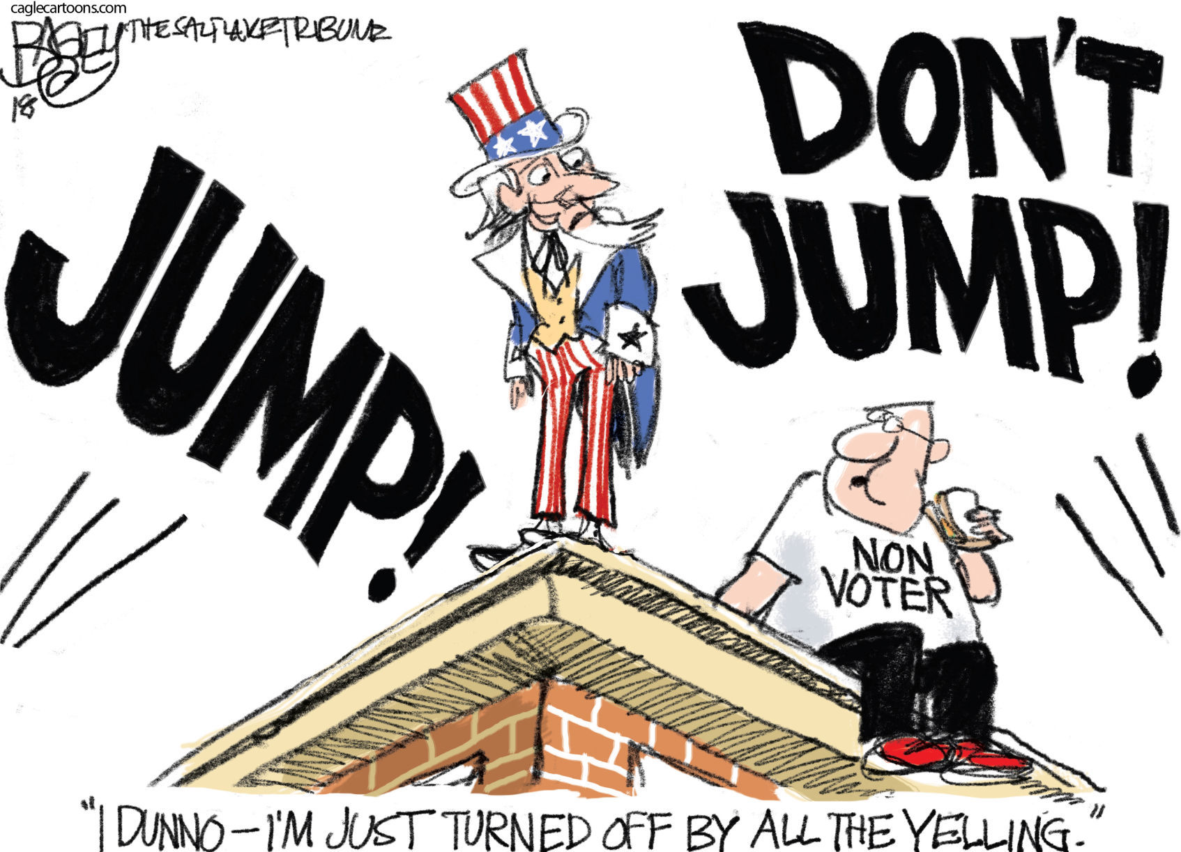 Jump by Pat Bagley, The Salt Lake Tribune